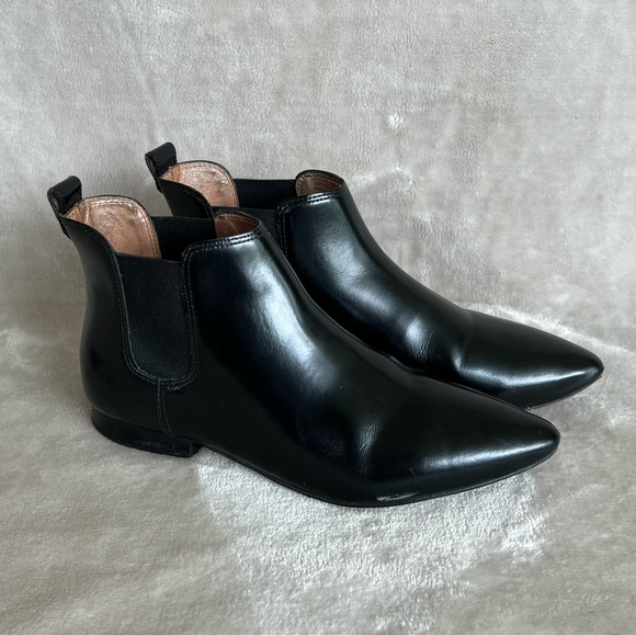 Madewell Black Leather Nico Booties Excellent Condition - Picture 6 of 14